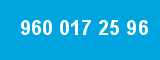 960 017 25 96